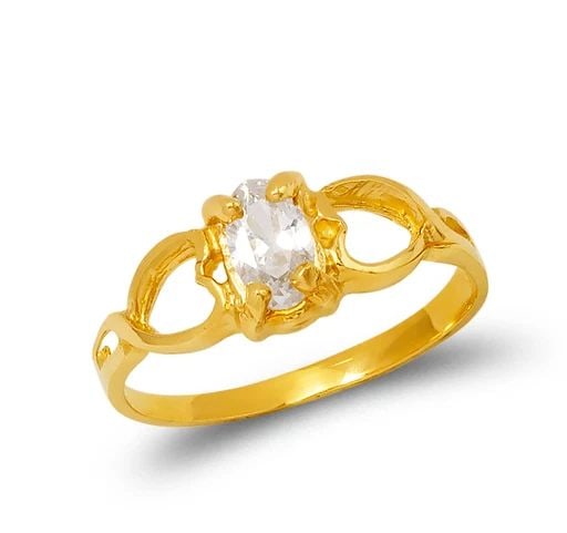 NEW 14K YELLOW GOLD KIDS RING: NEW 14K YELLOW GOLD KIDS RING KIDS RING NEW 14K YELLOW GOLD SIZE Apx: 6mm WEIGHT: 0.8g
