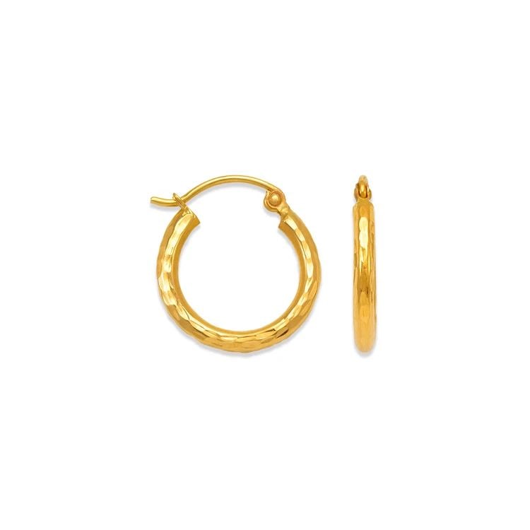 NEW 14K YELLOW GOLD 2MM ROUND TUBE HOOP EARRINGS: NEW 14K YELLOW GOLD 2MM ROUND TUBE HOOP EARRINGS 2MM ROUND TUBE HOOP EARRINGS NEW 14K YELLOW GOLD Width: Approx. 2mm Apx WEIGHT: 0.8g