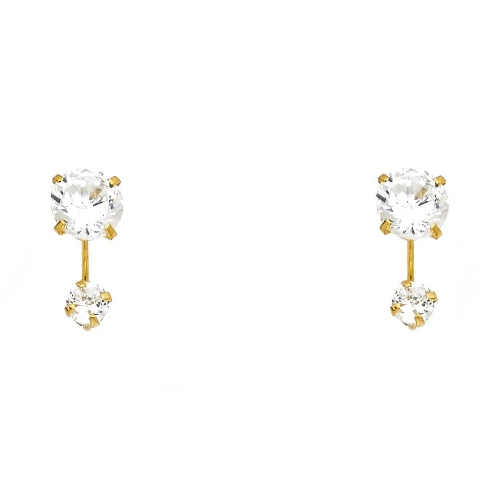 NEW 14K YELLOW GOLD STUD EARRINGS: NEW 14K YELLOW GOLD STUD EARRINGSSTUD EARRINGSNEW 14KYELLOW GOLD