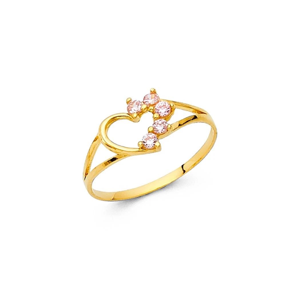 NEW 14K YELLOW GOLD KIDS RING: NEW 14K YELLOW GOLD KIDS RINGKIDS RINGNEW 14KYELLOW GOLDWIDTH: 6 mmApx. WEIGHT: 0.7g