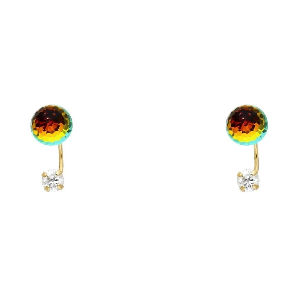 NEW 14K YELLOW GOLD STUD EARRINGS: NEW 14K YELLOW GOLD STUD EARRINGSSTUD EARRINGSNEW 14KYELLOW GOLD
