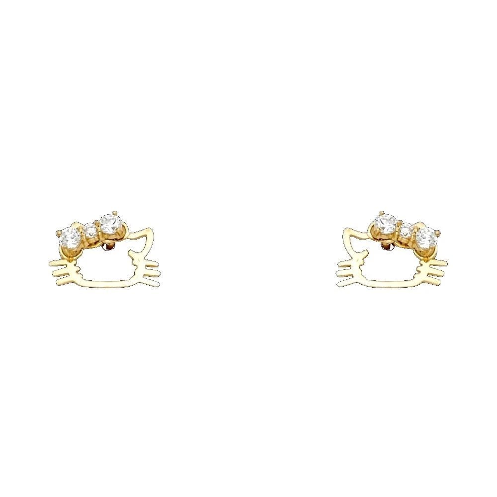 NEW 14K YELLOW GOLD STUD EARRINGS: NEW 14K YELLOW GOLD STUD EARRINGSSTUD EARRINGSNEW 14KYELLOW GOLD