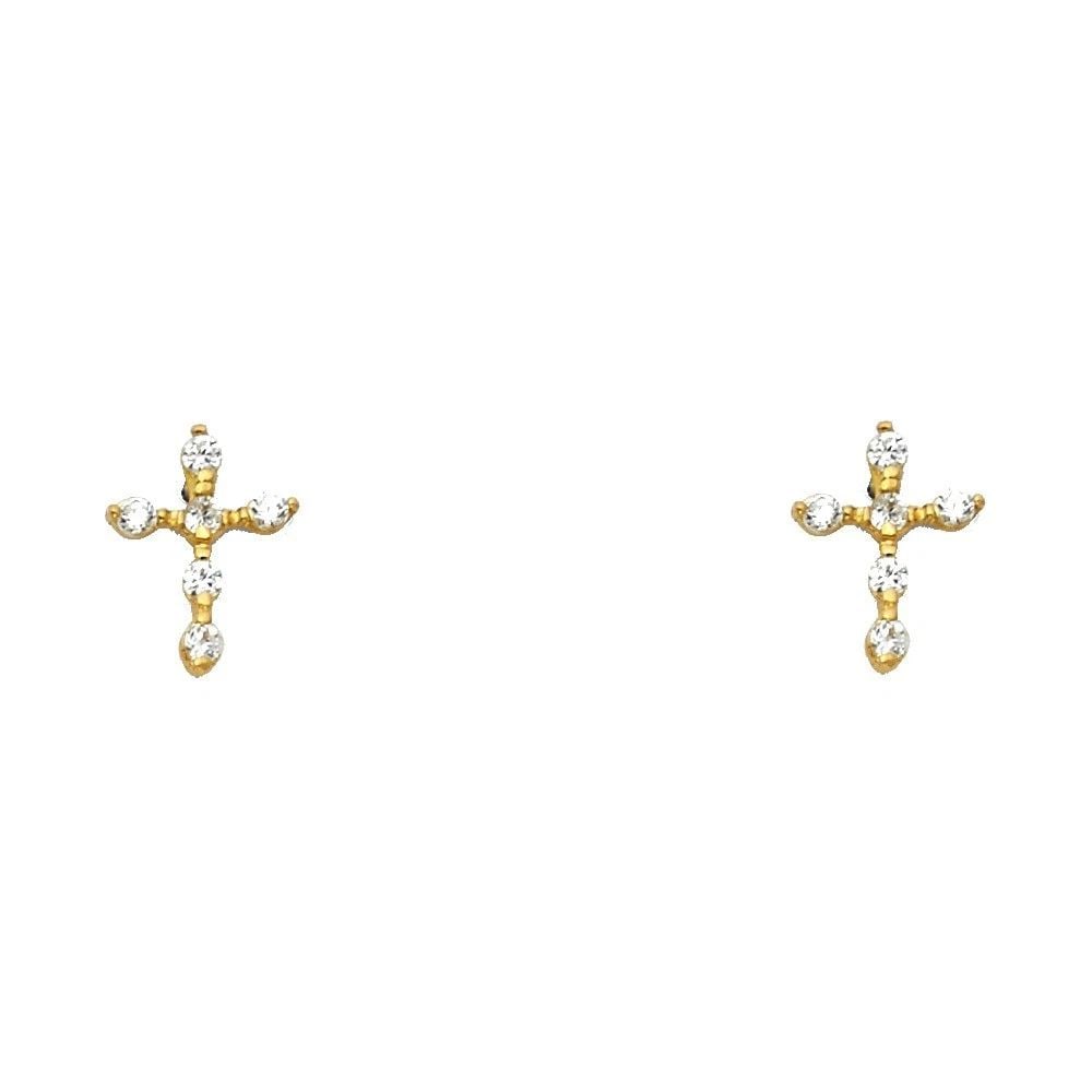 NEW 14K YELLOW GOLD STUD EARRINGS: NEW 14K YELLOW GOLD STUD EARRINGSSTUD EARRINGSNEW 14KYELLOW GOLD