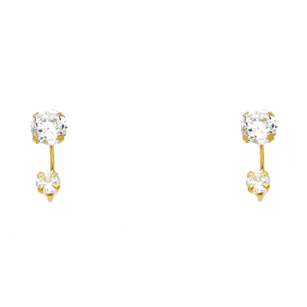 NEW 14K YELLOW GOLD STUD EARRINGS: NEW 14K YELLOW GOLD STUD EARRINGSSTUD EARRINGSNEW 14KYELLOW GOLD