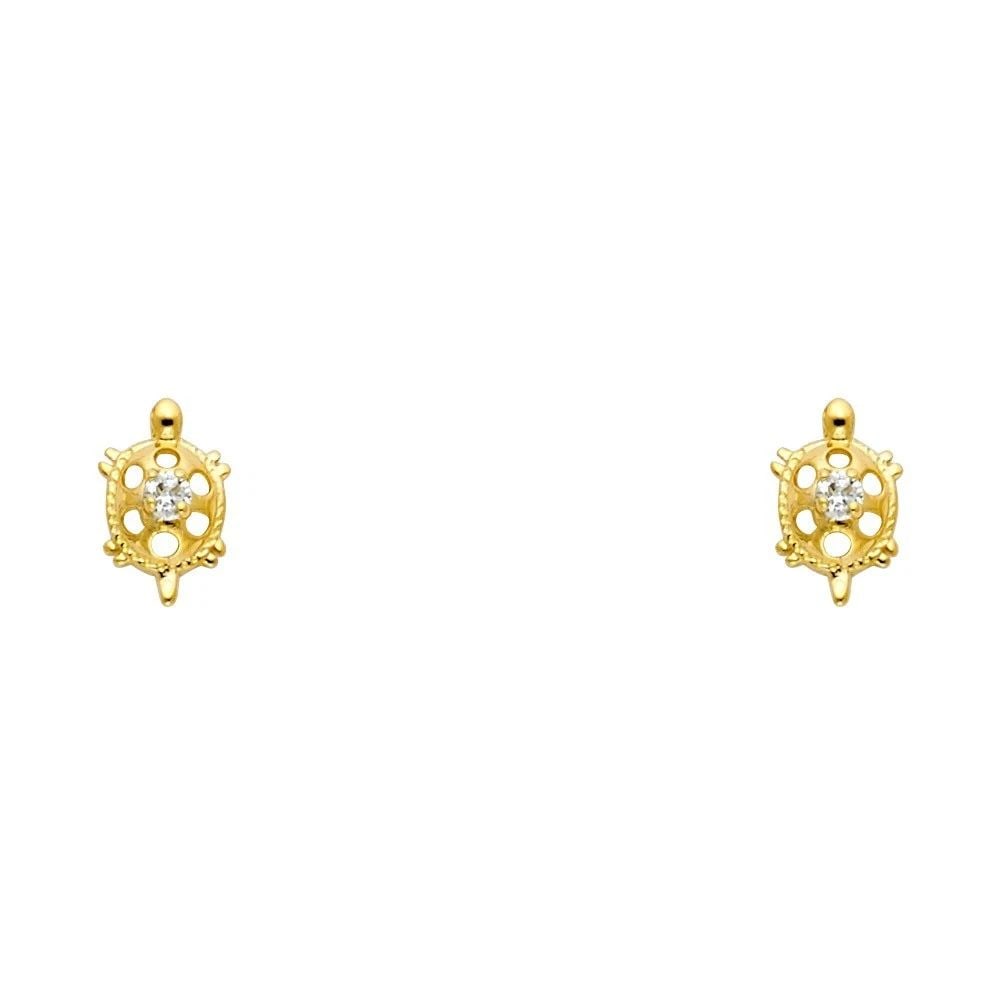 NEW 14K YELLOW GOLD STUD EARRINGS: NEW 14K YELLOW GOLD STUD EARRINGSSTUD EARRINGSNEW 14KYELLOW GOLD