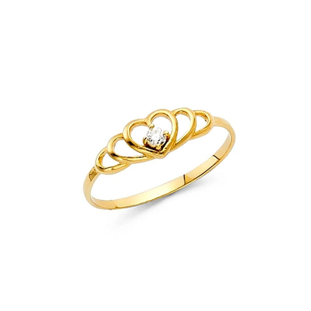 NEW 14K YELLOW GOLD KIDS RING: NEW 14K YELLOW GOLD KIDS RINGKIDS RINGNEW 14KYELLOW GOLDWIDTH: 5 mmApx. WEIGHT: 0.6g