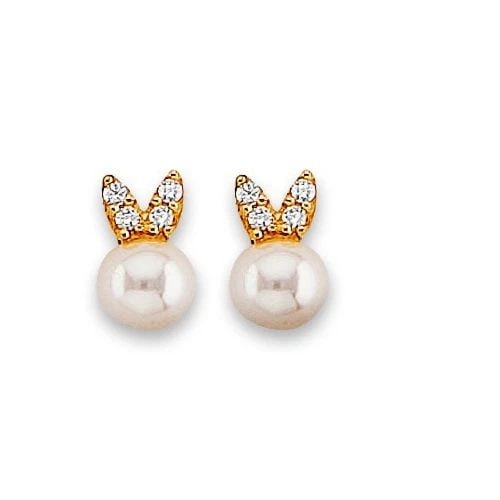 NEW 14K YELLOW GOLD PEARL STUD EARRINGS WITH SCREW BACK: NEW 14K YELLOW GOLD PEARL STUD EARRINGS WITH SCREW BACKPEARL STUD EARRINGS WITH SCREW BACKNEW 14KYELLOW GOLD