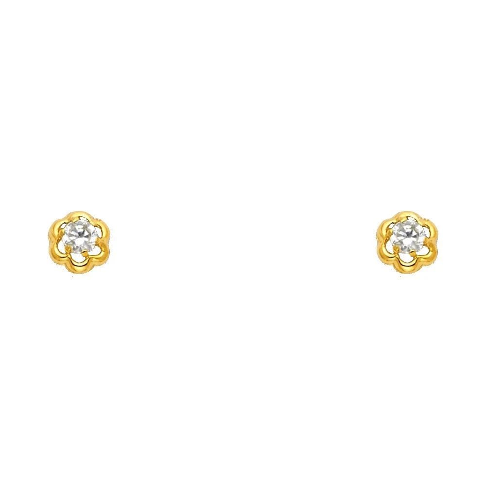 NEW 14K YELLOW GOLD STUD EARRINGS: NEW 14K YELLOW GOLD STUD EARRINGSSTUD EARRINGSNEW 14KYELLOW GOLD