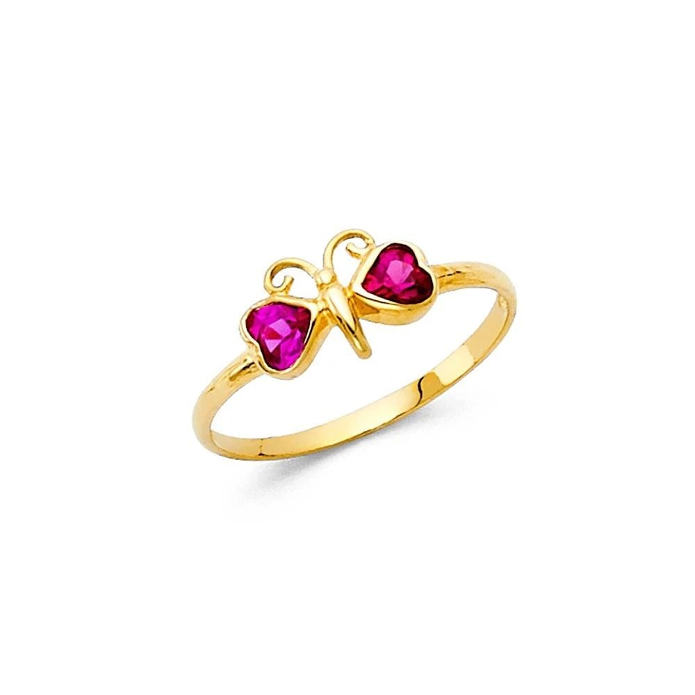 NEW 14K YELLOW GOLD KIDS RING: NEW 14K YELLOW GOLD KIDS RINGKIDS RINGNEW 14KYELLOW GOLDWIDTH: 6 mmApx. WEIGHT: 0.6g