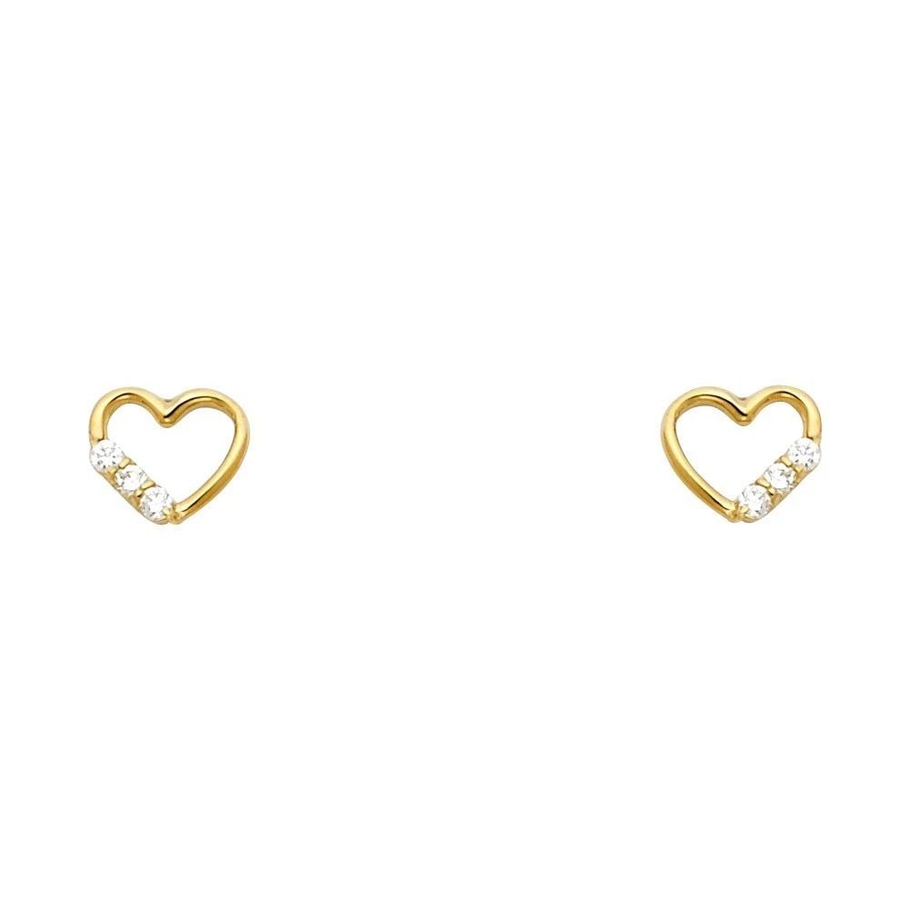NEW 14K YELLOW GOLD STUD EARRINGS: NEW 14K YELLOW GOLD STUD EARRINGSSTUD EARRINGSNEW 14KYELLOW GOLD