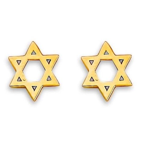 NEW 14K YELLOW GOLD STAR STUD EARRINGS WITH SCREW BACK: NEW 14K YELLOW GOLD STAR STUD EARRINGS WITH SCREW BACKSTAR STUD EARRINGS WITH SCREW BACKNEW 14KYELLOW GOLD