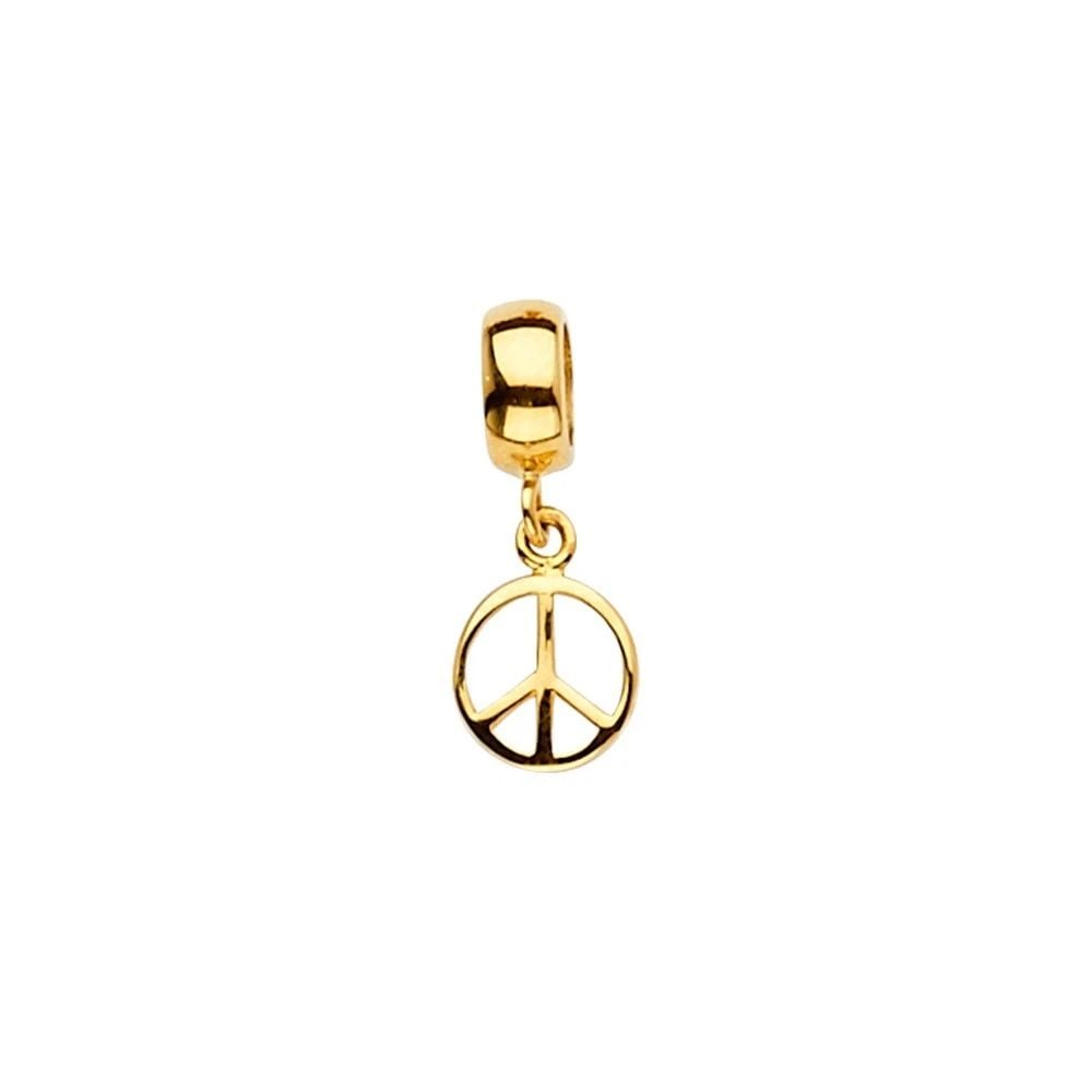 NEW 14K YELLOW GOLD PIECE CHARM FOR MIX&MATCH BRACELET: NEW 14K YELLOW GOLD PIECE CHARM FOR MIX&MATCH BRACELETPIECE CHARM FOR MIX&MATCH BRACELETNEW 14KYELLOW GOLDHeight : 16 mmWidth : 7 mmApx. WEIGHT : 0.6g