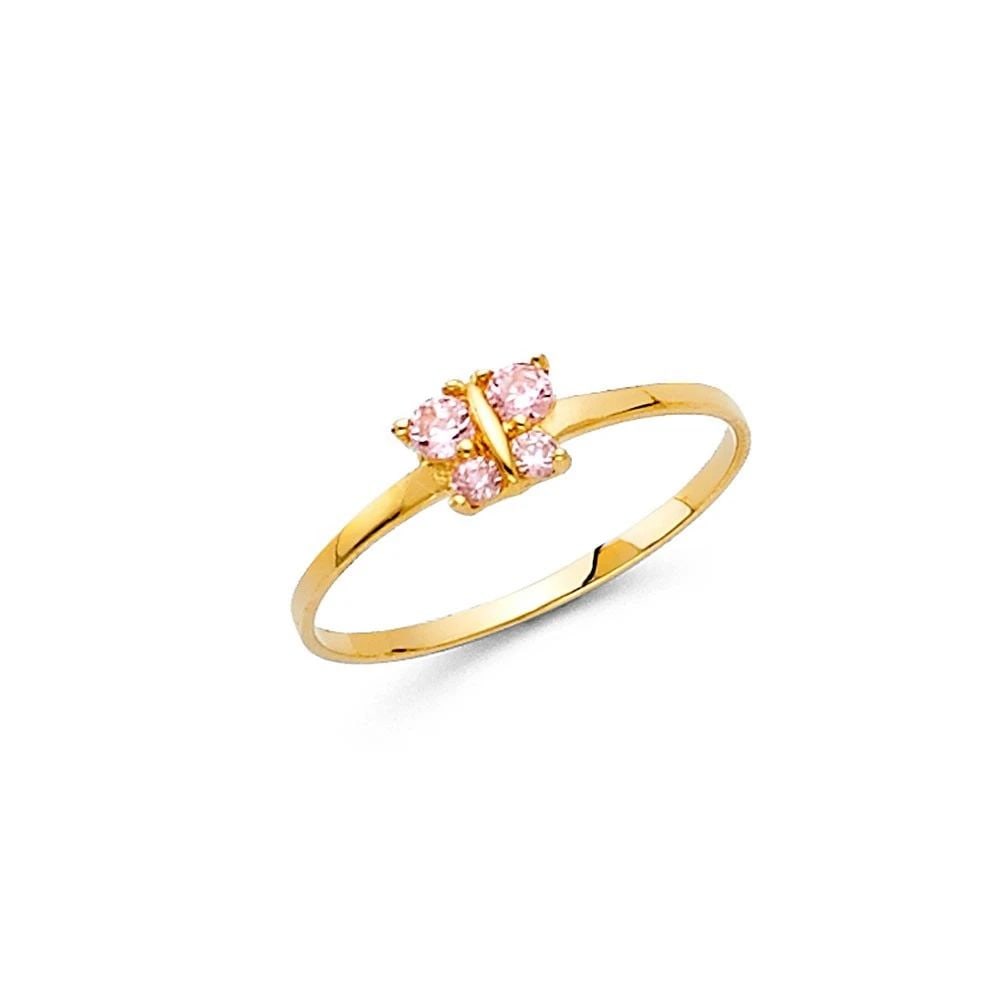 NEW 14K YELLOW GOLD KIDS RING: NEW 14K YELLOW GOLD KIDS RINGKIDS RINGNEW 14KYELLOW GOLDWIDTH: 4 mmApx. WEIGHT: 0.6g