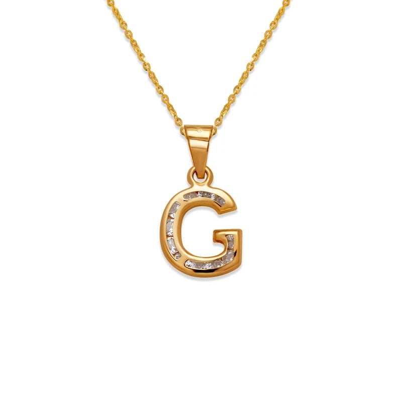 NEW 14K YELLOW GOLD INITIAL "G" PENDANT: NEW 14K YELLOW GOLD INITIAL "G" PENDANTINITIAL "G" PENDANTNEW 14KYELLOW GOLDApx. WIDTH: 11x12mmApx WEIGHT: 0.6g