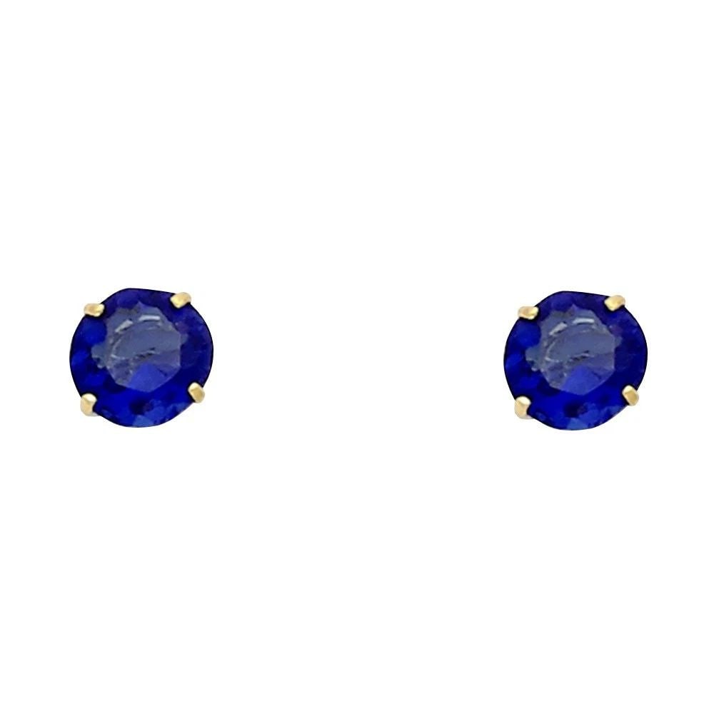 NEW 14K YELLOW GOLD ROUND 5MM STUD EARRINGS: NEW 14K YELLOW GOLD ROUND 5MM STUD EARRINGSROUND 5MM STUD EARRINGSNEW 14KYELLOW GOLD