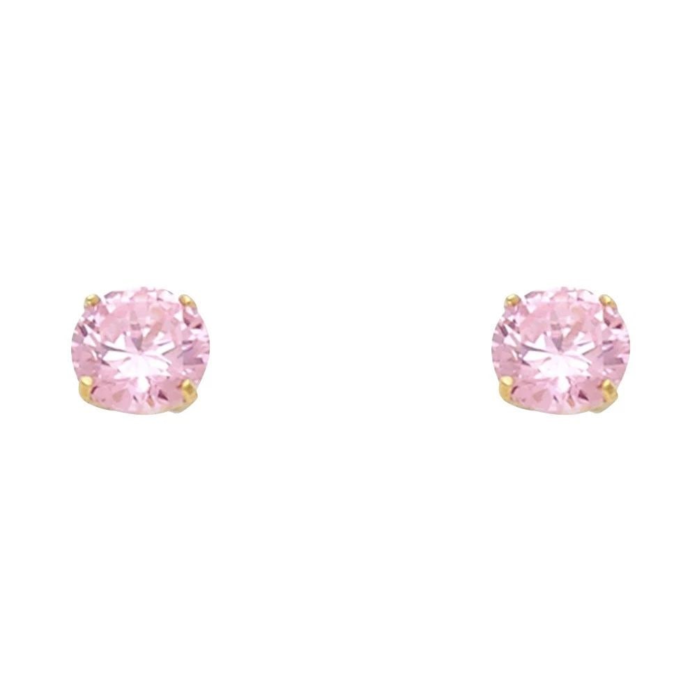 NEW 14K YELLOW GOLD ROUND 5MM STUD EARRINGS: NEW 14K YELLOW GOLD ROUND 5MM STUD EARRINGSROUND 5MM STUD EARRINGSNEW 14KYELLOW GOLD