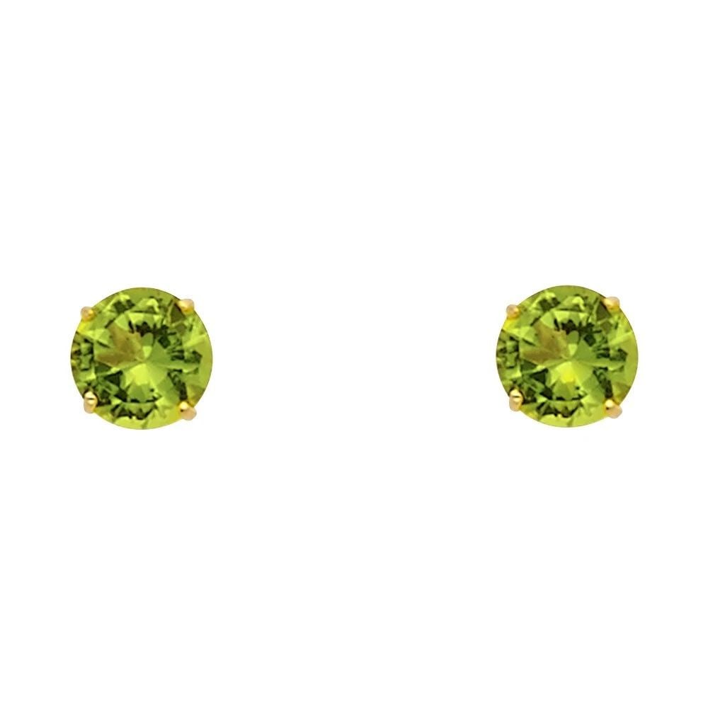 NEW 14K YELLOW GOLD ROUND 5MM STUD EARRINGS: NEW 14K YELLOW GOLD ROUND 5MM STUD EARRINGSROUND 5MM STUD EARRINGSNEW 14KYELLOW GOLD