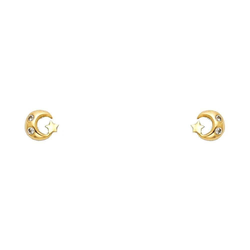 NEW 14K YELLOW GOLD STUD EARRINGS: NEW 14K YELLOW GOLD STUD EARRINGSSTUD EARRINGSNEW 14KYELLOW GOLD