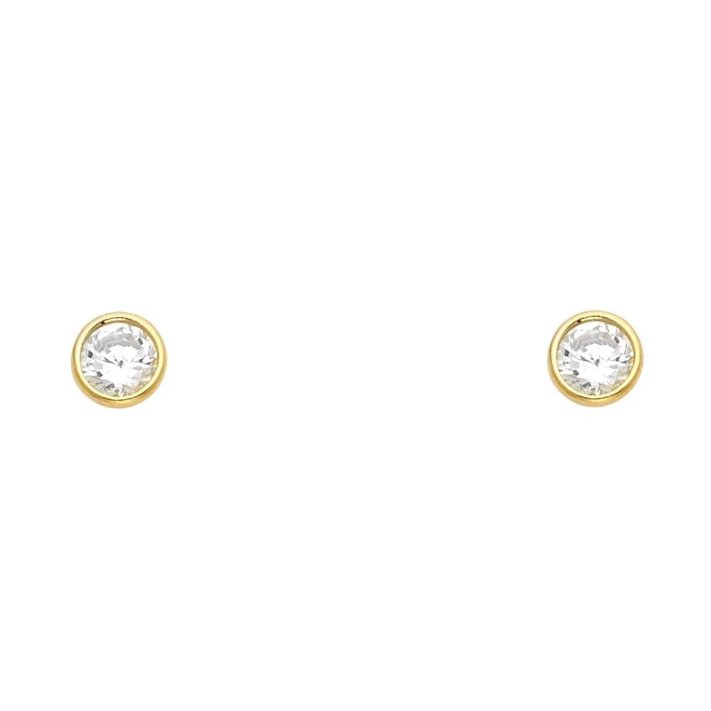 NEW 14K YELLOW GOLD STUD EARRINGS: NEW 14K YELLOW GOLD STUD EARRINGSSTUD EARRINGSNEW 14KYELLOW GOLD