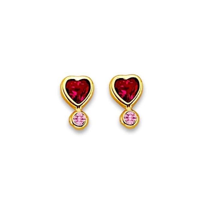 NEW 14K YELLOW GOLD HEART STUD EARRINGS WITH SCREW BACK: NEW 14K YELLOW GOLD HEART STUD EARRINGS WITH SCREW BACKHEART STUD EARRINGS WITH SCREW BACKNEW 14KYELLOW GOLD