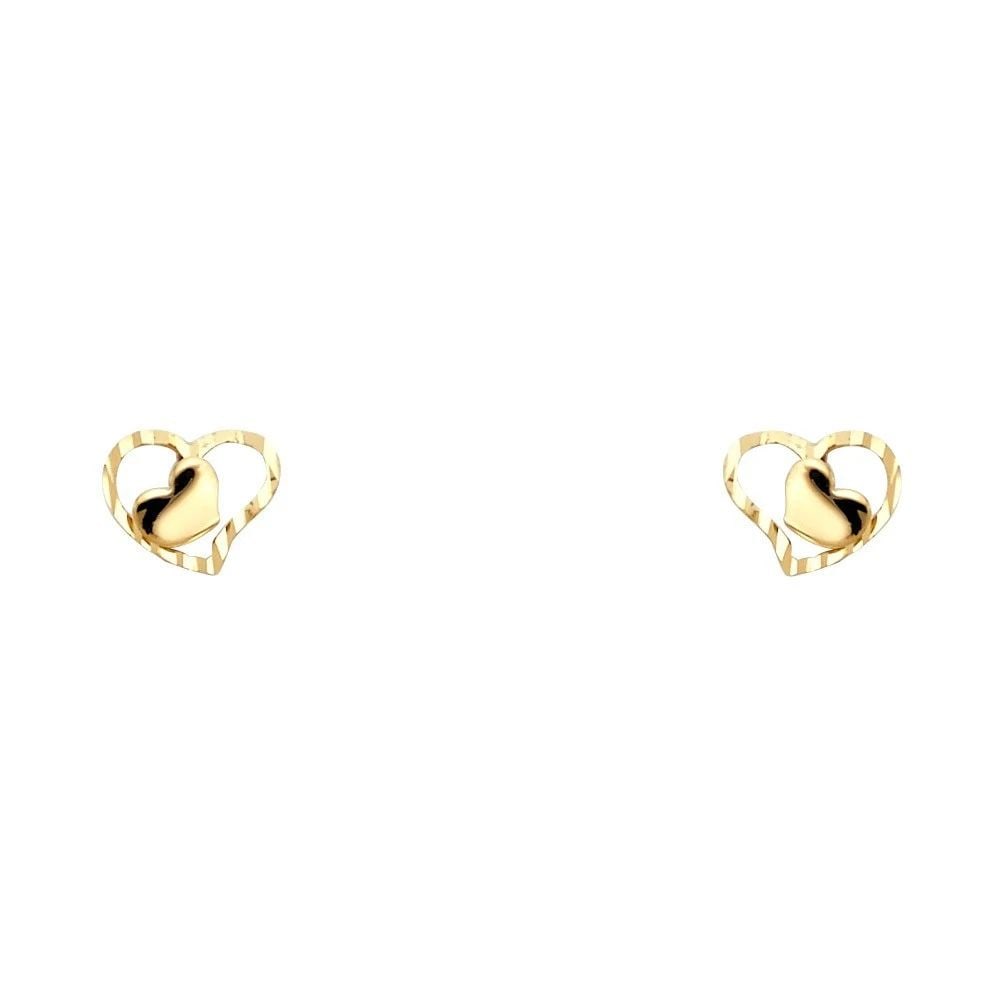 NEW 14K YELLOW GOLD STUD EARRINGS: NEW 14K YELLOW GOLD STUD EARRINGSSTUD EARRINGSNEW 14KYELLOW GOLD