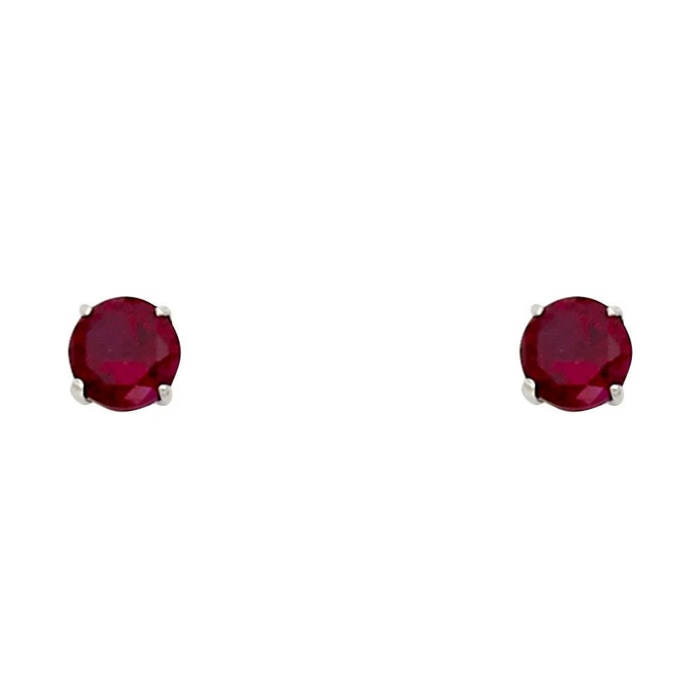 NEW 14K WHITE GOLD ROUND 4MM STUD EARRINGS: NEW 14K WHITE GOLD ROUND 4MM STUD EARRINGSROUND 4MM STUD EARRINGSNEW 14KWHITE GOLD