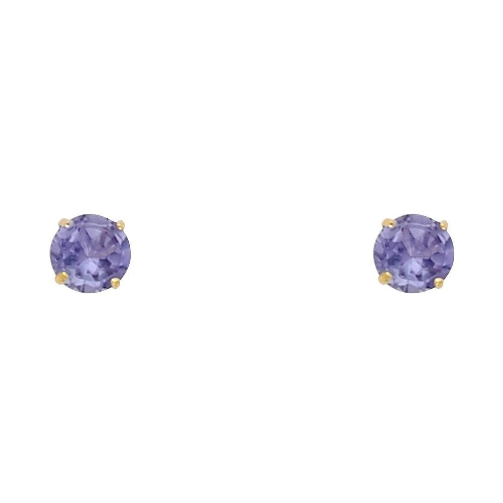 NEW 14K YELLOW GOLD ROUND 4MM STUD EARRINGS: NEW 14K YELLOW GOLD ROUND 4MM STUD EARRINGSROUND 4MM STUD EARRINGSNEW 14KYELLOW GOLD