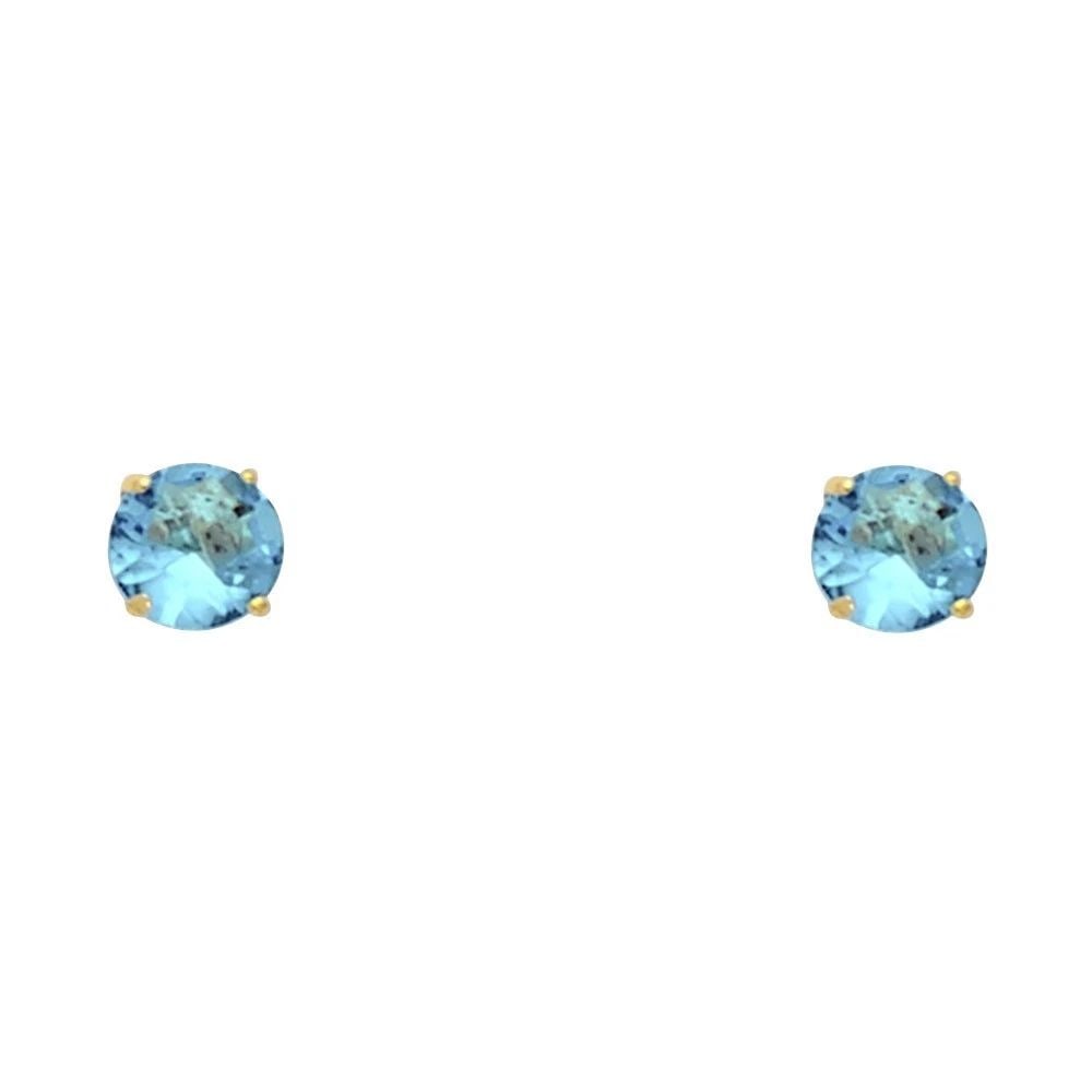 NEW 14K YELLOW GOLD ROUND 4MM STUD EARRINGS: NEW 14K YELLOW GOLD ROUND 4MM STUD EARRINGSROUND 4MM STUD EARRINGSNEW 14KYELLOW GOLD
