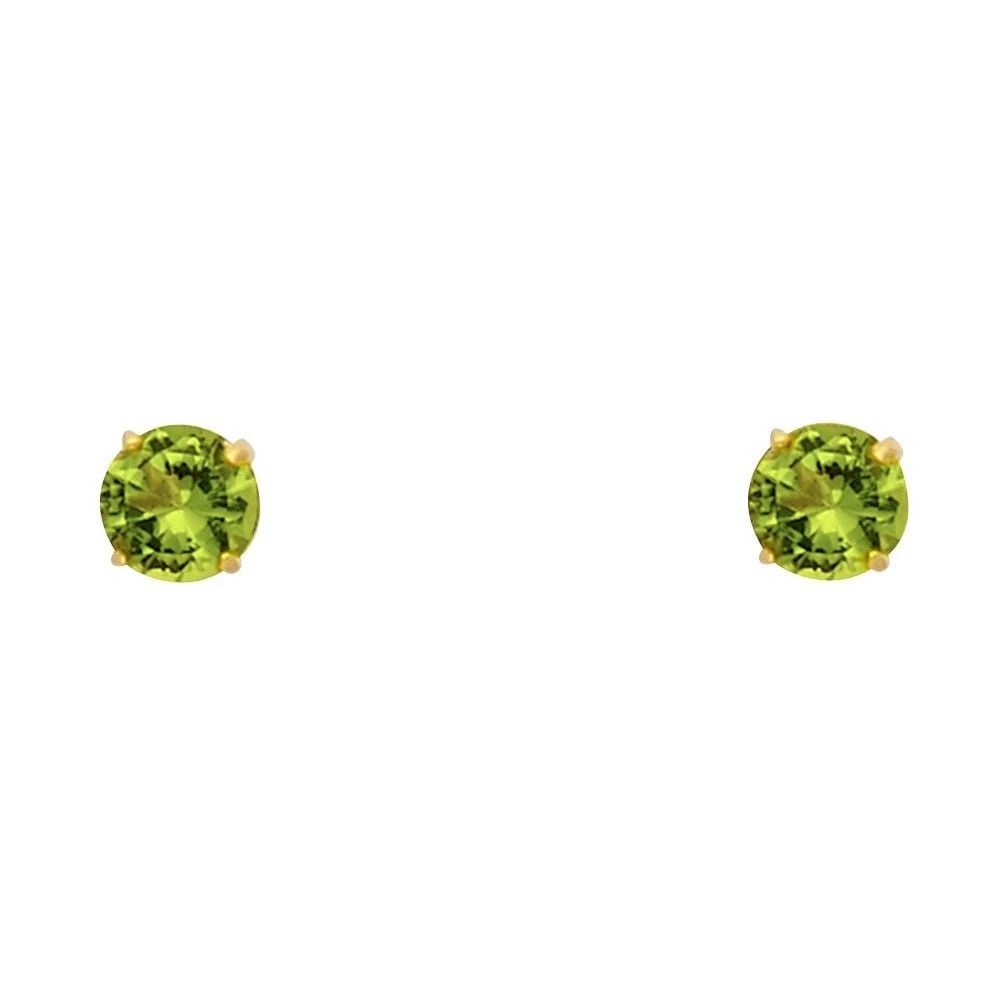 NEW 14K YELLOW GOLD ROUND 4MM STUD EARRINGS: NEW 14K YELLOW GOLD ROUND 4MM STUD EARRINGSROUND 4MM STUD EARRINGSNEW 14KYELLOW GOLD