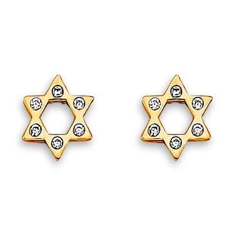 NEW 14K YELLOW GOLD STAR STUD EARRINGS WITH SCREW BACK: NEW 14K YELLOW GOLD STAR STUD EARRINGS WITH SCREW BACKSTAR STUD EARRINGS WITH SCREW BACKNEW 14KYELLOW GOLD