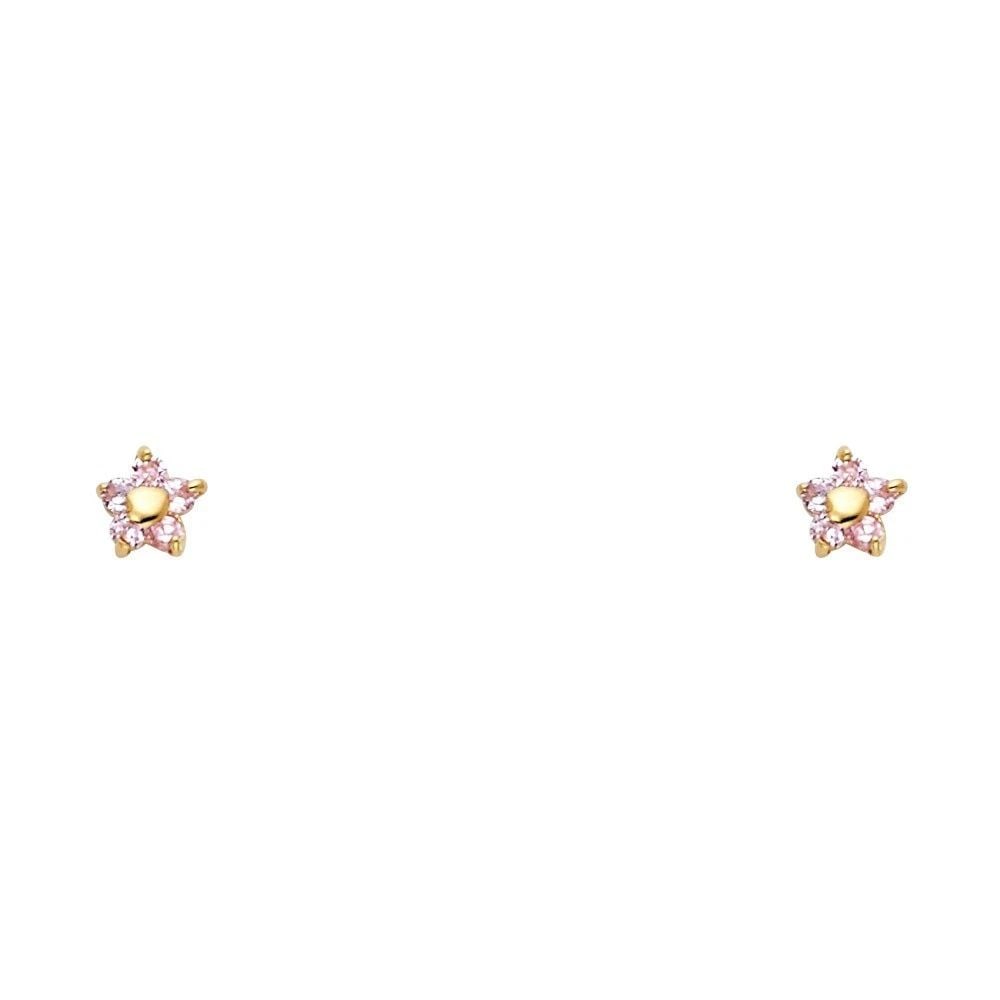 NEW 14K YELLOW GOLD STUD EARRINGS: NEW 14K YELLOW GOLD STUD EARRINGSSTUD EARRINGSNEW 14KYELLOW GOLD