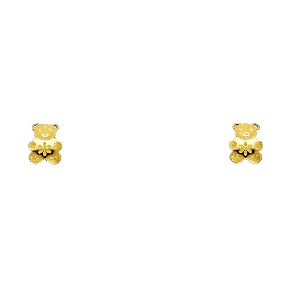 NEW 14K YELLOW GOLD STUD EARRINGS: NEW 14K YELLOW GOLD STUD EARRINGSSTUD EARRINGSNEW 14KYELLOW GOLD