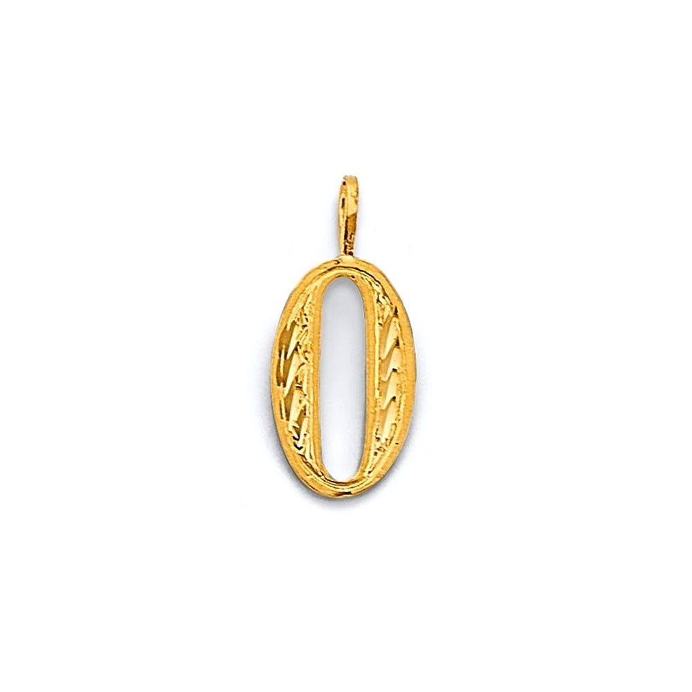 NEW 14K YELLOW GOLD DC NUMBER PENDANT: NEW 14K YELLOW GOLD DC NUMBER PENDANTDC NUMBER PENDANTNEW 14KYELLOW GOLDHeight : 20 mmWidth : 8 mmApx. WEIGHT : 0.4g