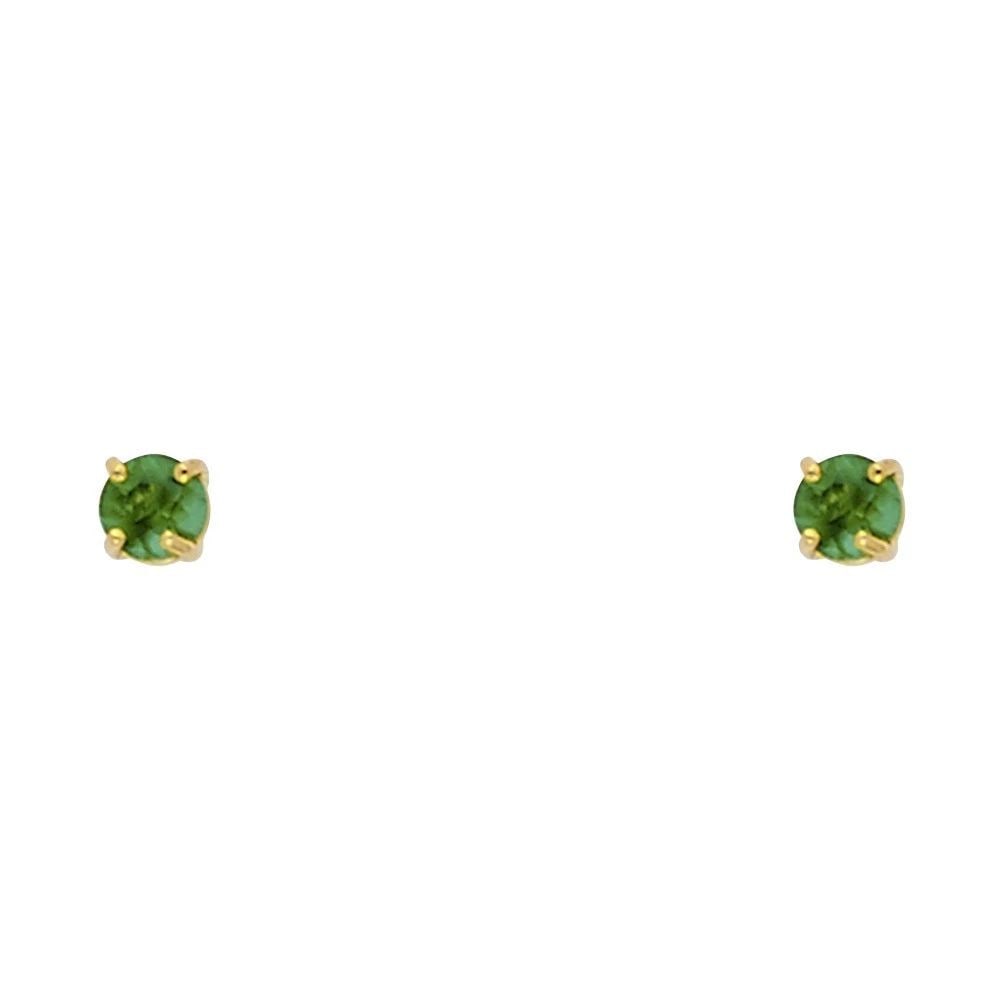 NEW 14K YELLOW GOLD ROUND 3MM STUD EARRINGS: NEW 14K YELLOW GOLD ROUND 3MM STUD EARRINGSROUND 3MM STUD EARRINGSNEW 14KYELLOW GOLD
