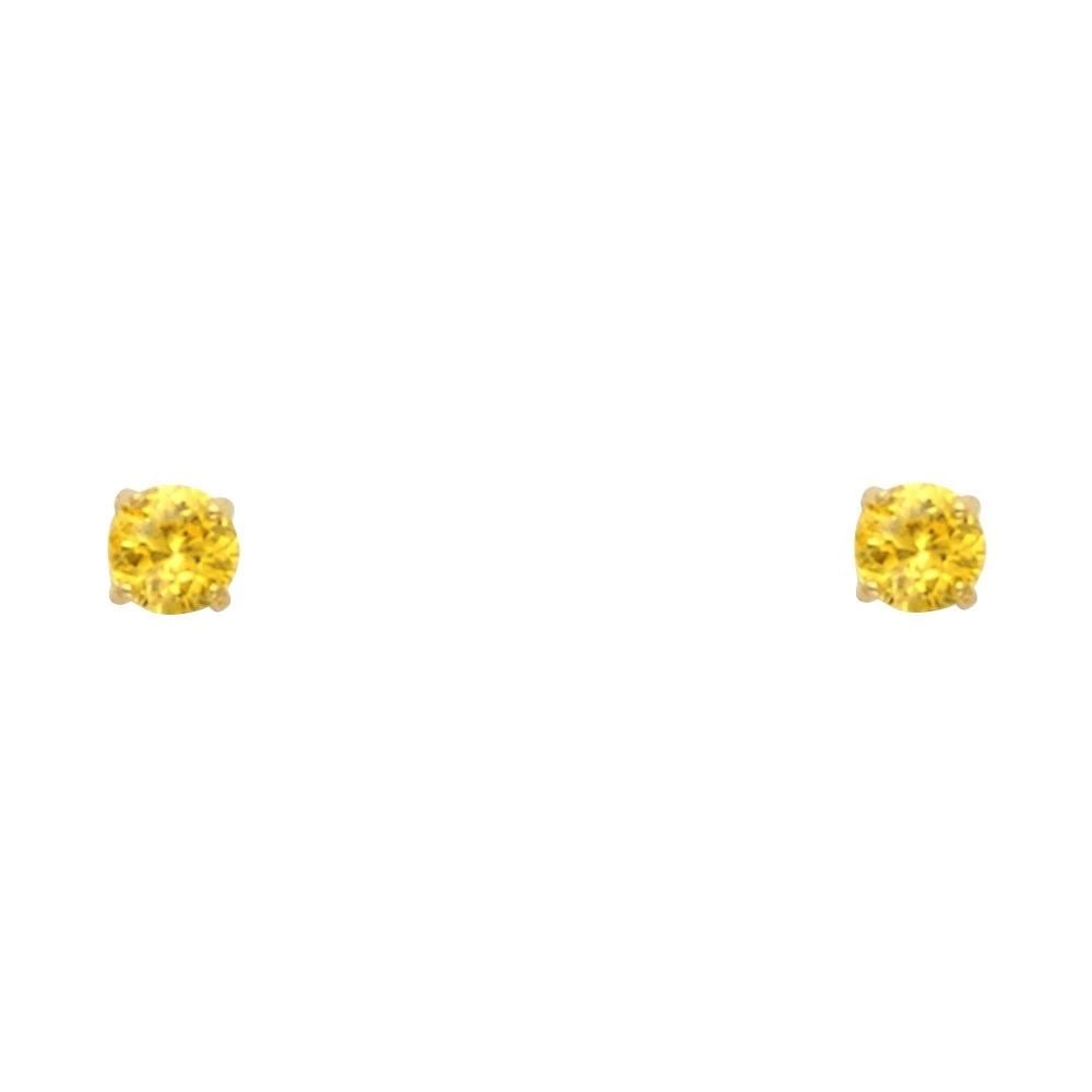 NEW 14K YELLOW GOLD ROUND 3MM STUD EARRINGS: NEW 14K YELLOW GOLD ROUND 3MM STUD EARRINGS ROUND 3MM STUD EARRINGS NEW 14K YELLOW GOLD