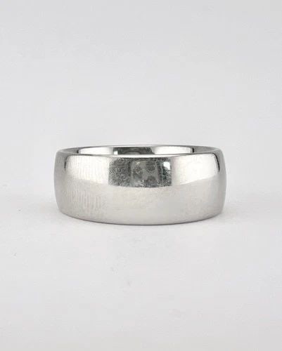 23.5G - DESIGNER 950 PLATINUM 9MM COMFORT FIT MEN'S WEDDING BAND RING SIZE 12.25 (1 of 2)