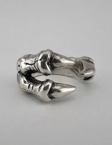 GACKT DARTS GIGOR GOTHIC PUNK BIKER STERLING SILVER TALONS CLAWS MEN'S RING (1 of 2)