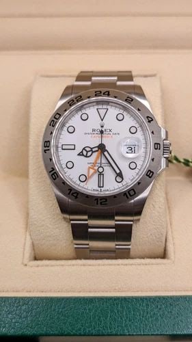 2023 ROLEX EXPLORER II 226570 STAINLESS STEEL 42MM WATCH - BRAND NEW: 2023 ROLEX EXPLORER II 226570 STAINLESS STEEL 42MM WATCH - BRAND NEW 2023 BRAND NEW Rolex Oyster Perpetual Date Explorer II Reference - 226570 Stainless Steel Automatic Watch Case Size - 42MM Original