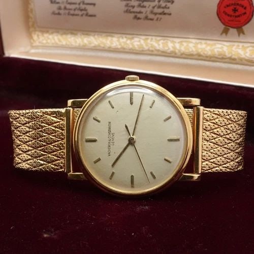 VACHERON CONSTANTIN 395191 18K YELLOW GOLD MANUAL WATCH 32MM BOX PAPER (1 of 2)