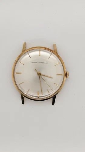 GIRARD-PERREGAUX 8436 AF 14K YELLOW GOLD HAND WINDING WATCH - 34MM HEAD ONLY: GIRARD-PERREGAUX 8436 AF 14K YELLOW GOLD HAND WINDING WATCH - 34MM HEAD ONLY Girard-Perregaux 14K Yellow Gold Hand Winding Watch Case Size - 34mm Reference - 8436 AF Movement # 306952 Total Weight - 2