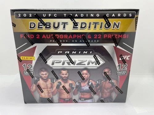 2021 UFC PANINI PRIZM DEBUT EDITION HOBBY BOX - BRAND NEW FACTORY SEALED: 2021 UFC PANINI PRIZM DEBUT EDITION HOBBY BOX - BRAND NEW FACTORY SEALED 2021 UFC Panini Prizm Debut Edition Hobby Box Brand New Factory Sealed