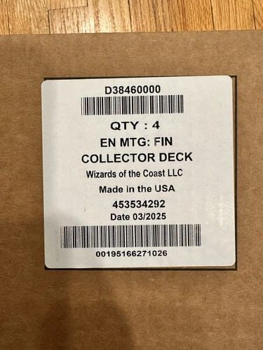 MAGIC THE GATHERING FINAL FANTASY COLLECTOR’S ED. COMMANDER DECK BUNDLE NEW (1 of 2)
