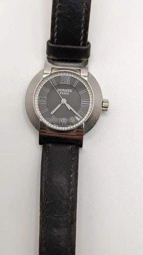 HERMES N01.210 NOMADE STAINLESS STEEL QUARTZ WATCH - 28MM (1 of 2)