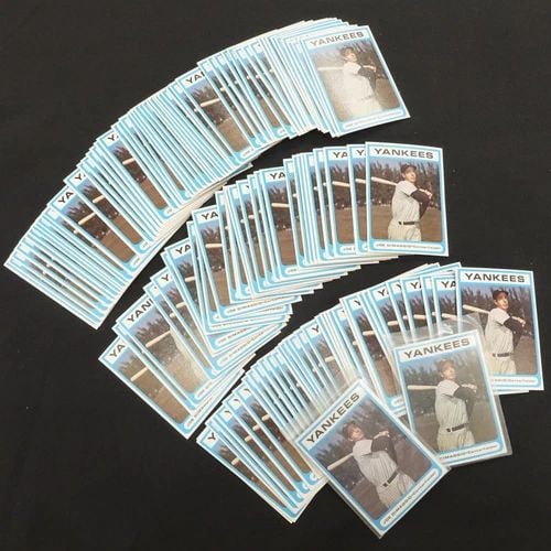 1987 BOWERY JOE DIMAGGIO NEW YORK YANKEES CLIPPER BASEBALL CARDS - 120 CARDS: 1987 BOWERY JOE DIMAGGIO NEW YORK YANKEES CLIPPER BASEBALL CARDS - 120 CARDS 1987 The Bowery Saving Bank Joe Dimaggio New York Yankees Centerfielder Baseball Cards 120 Count Total Ungraded **A few car