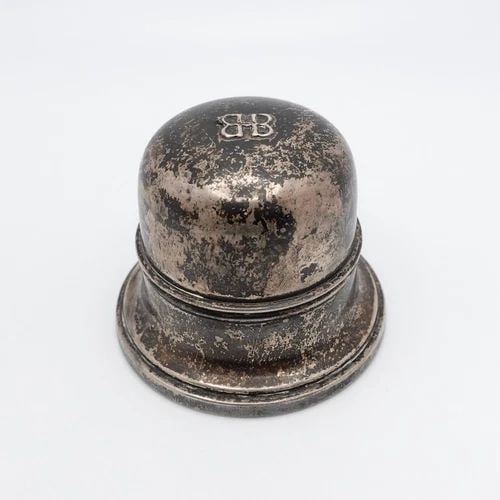 BIRKS STERLING SILVER ART DECO DOME RING BOX (1 of 2)