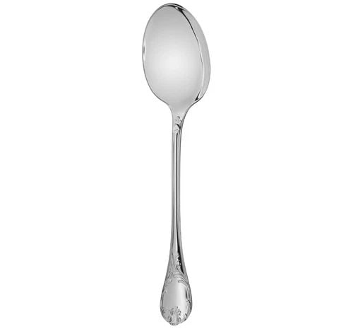 CHRISTOFLE PARIS MARLY SILVER PLATED LARGE SERVING SPOON - 10" NEW (1 of 2)