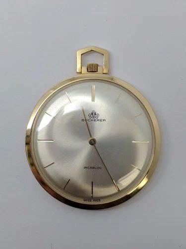 BUCHERER INCABLOC POCKET WATCH - MANUAL WINDING WATCH - 41MM 406661 (1 of 2)