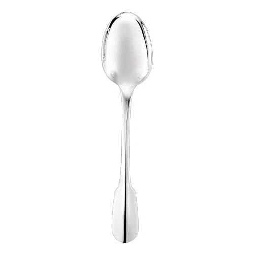CHRISTOFLE FRANCE CLUNY SILVER PLATED SOUP SPOON SET OF 3 - NEW WITH BOX: CHRISTOFLE FRANCE CLUNY SILVER PLATED SOUP SPOON SET OF 3 - NEW WITH BOX Christofle CLUNY Silver Plated Soup Spoon Set of 3 Brand New Retail Per - $100 + Tax