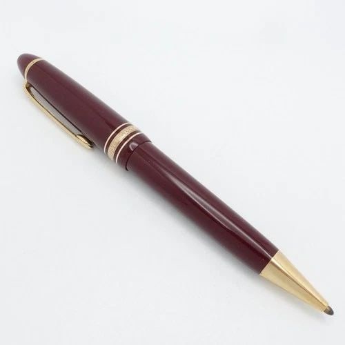 MONTBLANC MEISTERSTUCK 161 BURGUNDY GOLD TRIM BORDEAUX BALLPOINT PEN (1 of 2)