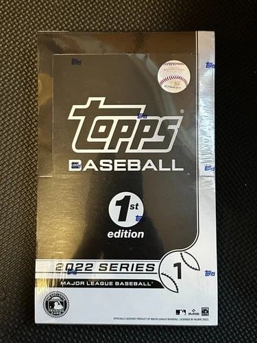 2022 TOPPS SERIES 1 BASEBALL 1ST EDITION BOX - BRAND NEW SEALED BOX: 2022 TOPPS SERIES 1 BASEBALL 1ST EDITION BOX - BRAND NEW SEALED BOX 2022 Topps Series 1 Baseball 1st Edition Box - Brand New Sealed Box